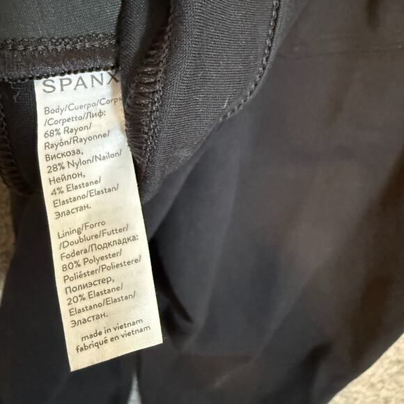 Spanx Pants Womens 1X Black Skinny Pull On Pants Stretch Plus Size Casual - Picture 9 of 9